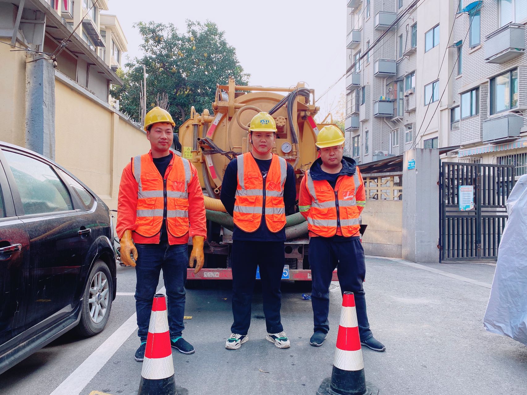 馨康苑南京某小区管道清淤检测施工